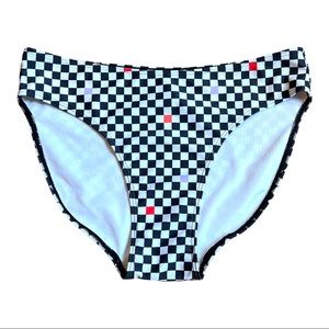 Treasure & Bond Black and White Checkered Swim Bottoms (14)